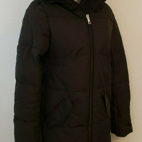 Womens Hooded Warm Winter Puffer Coat  Water Resis - Picture 2 of 4